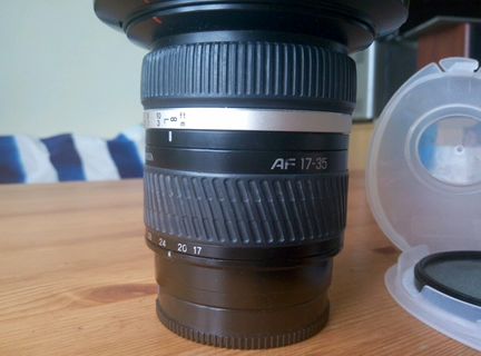 Объектив konica minolta AF 17-35 f/2.8-4 D и поляр