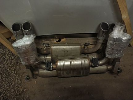 Глушитель оригинал Bmw X5 X6 F86 F85 X5M X6M