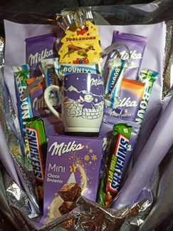 Сладкий букет Милка 72 см