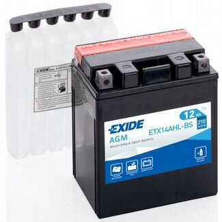 Аккумулятор Exide 12Ач обрат. поляр. ETX14AHL-BS