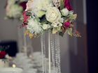 Декоративные стойки для цветов для свадьбы