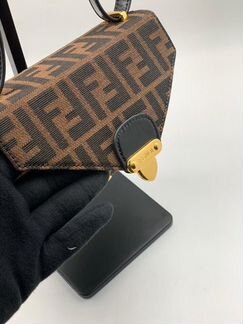 Сумка Fendi клатч тканевый