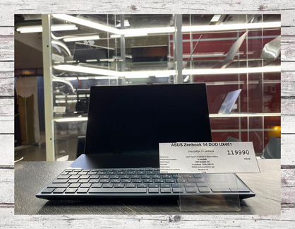 Новый Asus Zenbook 14 DUO UX481 i7 Два сенсорных д