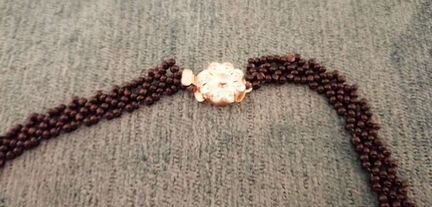 Колье из бисера