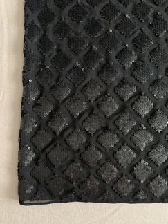 Платье allsaints, S, 10uk чёрное с пайетками