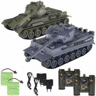 Радиоуправляемый танковый бой Т34 и tiger