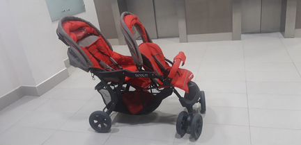 Коляска двойная для погодок