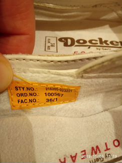 Балетки спортивные dockers (женские) 38 размер