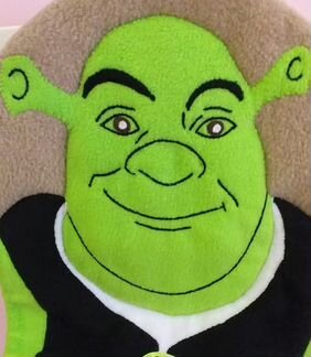 Матрасик в санки, коляску, качели Шрек