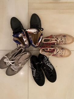 Обувь женская ботинки, кроссовки, слипоны 40-41 р