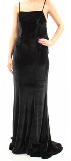 Fame Partners платье бархатное макси вечернее