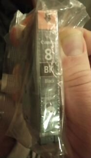 Картриджи Canon CLI-8Y, CLI-8BK, новые, оригинал