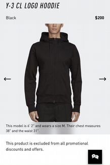 Худи Y-3 CL Logo