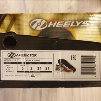 Кроссовки на колёсиках Heelys, 34р