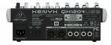 Микшер behringer xenyx QX1204USB, новый