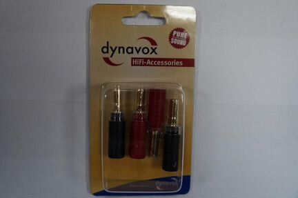 Разъемы Dynavox Banana Red/Black (203331)