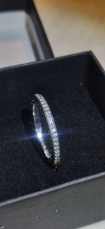 Серебряное кольцо, размер 17,новое