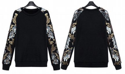 Толстовка с блестками