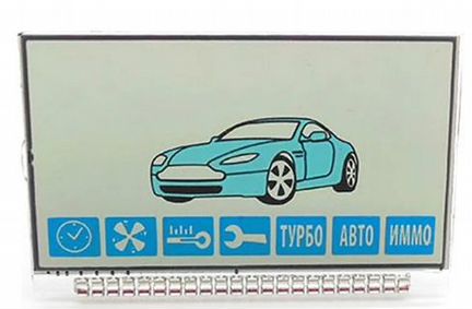 StarLine A91 на шлейфе Дисплей для брелка