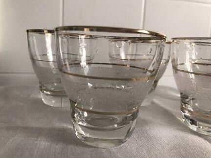 Рюмки с позолотой винтаж СССР