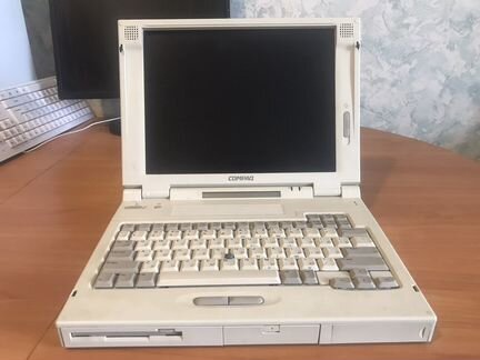 Винтажный ноутбук compaq LTE 5300