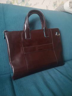 Сумка piquadro натуральная кожа оригинал бу