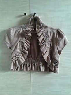 Болеро бежевого цвета