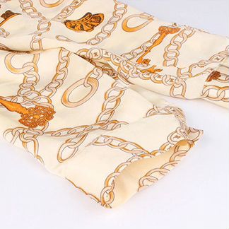 Рубашка принт цепи