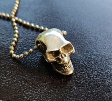 Череп Подвеска Серебро (925) king baby