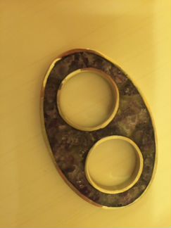 Эксклюзивный зажим для платка с аметистами