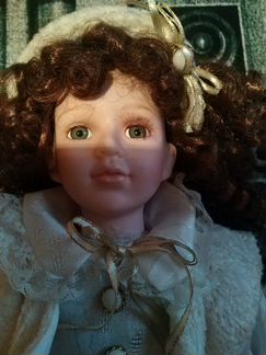 Кукла керамическая коллекционная рост 40см